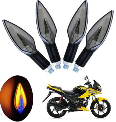 REPLEY Front, Rear LED Indicator Light for Honda CBF 150(Yellow, Blue)