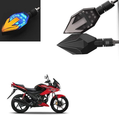 Vagary Front, Rear LED Indicator Light for Honda CBF Stunner(Blue, Yellow)