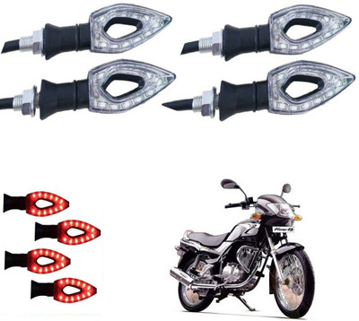 REPLEY Front, Rear LED Indicator Light for TVS Fiero(Red)