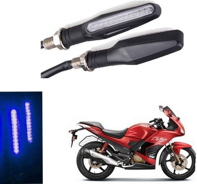 REPLEY Front, Rear LED Indicator Light for Hero Karizma ZMR(Blue)