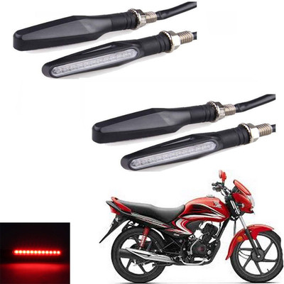 REPLEY Front, Rear LED Indicator Light for Honda Dream Yuga(Red)