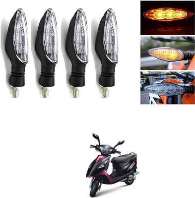 LOVMOTO Front, Rear LED Indicator Light for Mahindra Rodeo RZ(Multicolor)
