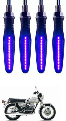 E-Shoppe Front, Rear, Side LED Indicator Light for Universal For Bike RD 350(Blue)