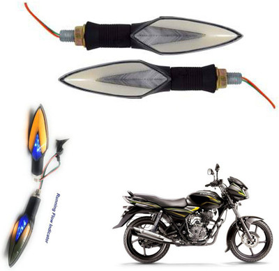 REPLEY Front, Rear LED Indicator Light for Bajaj Discover 100 DTS-i(Yellow, Blue)