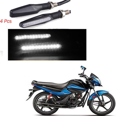 BXtremeZ Side, Front, Rear LED Indicator Light for Hero Splender iSMART(White)