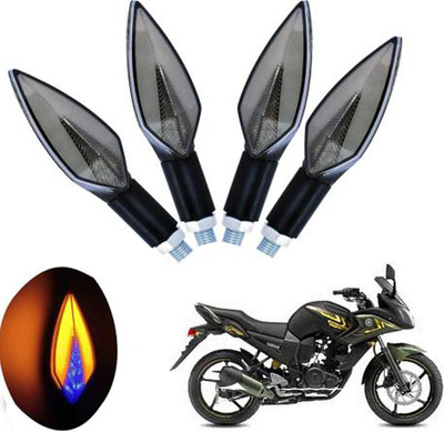 REPLEY Front, Rear LED Indicator Light for TVS Fazer(Yellow, Blue)