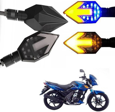 BRPEARl Side LED Indicator Light for TVS Flame SR125(Blue, Amber)