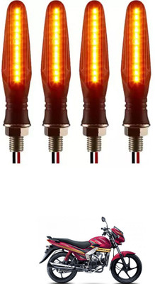 E-Shoppe Front, Rear, Side LED Indicator Light for Mahindra Universal For Bike(Yellow)