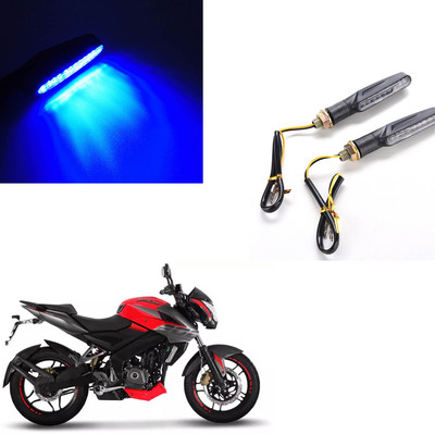 Vagary Front, Rear LED Indicator Light for Bajaj Pulsar 200NS(Blue)