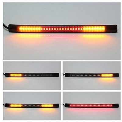 shine motorz Rear LED Indicator Light for Universal For Bike Universal For Bike(Red, Yellow)