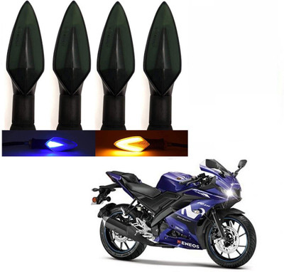 BRPEARl Side LED Indicator Light for Yamaha R15 V2(Blue, Amber)