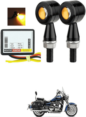 LOVMOTO Front, Rear LED Indicator Light for Royal Enfield Thunder Bird 350(Yellow)
