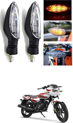 LOVMOTO Front, Rear LED Indicator Light for TVS Phoenix 125(Multicolor)