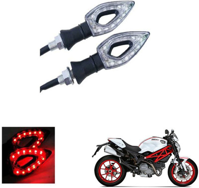 REPLEY Front, Rear LED Indicator Light for Honda Dream Yuga(Red)