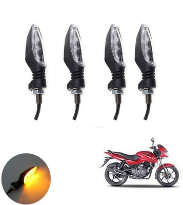 REPLEY Front, Rear LED Indicator Light for Bajaj Pulsar 180 DTS-i(Yellow)
