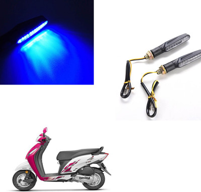 Vagary Front, Rear LED Indicator Light for Honda Activa i(Blue)