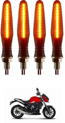 E-Shoppe Front, Rear, Side LED Indicator Light for Mahindra Universal For Bike(Yellow)