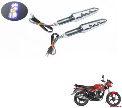 REPLEY Front, Rear LED Indicator Light for Bajaj Discover 100 DTS-i(Blue, Orange)