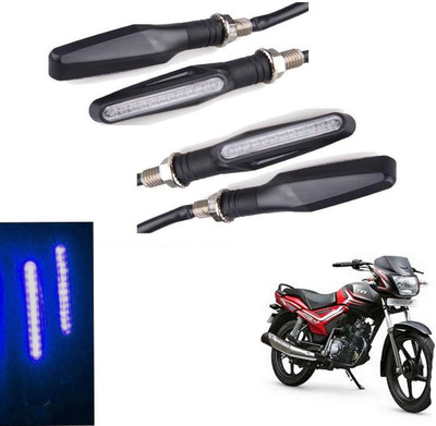 REPLEY Front, Rear LED Indicator Light for TVS Star City(Blue)