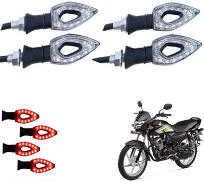 REPLEY Front, Rear LED Indicator Light for Mahindra Duro(Red)