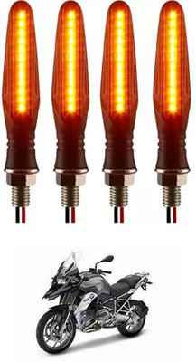 E-Shoppe Front, Rear, Side LED Indicator Light for BMW Universal For Bike(Yellow)