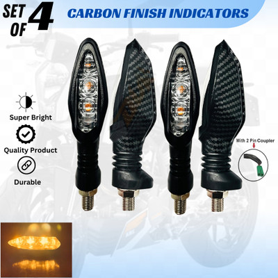 Autozap Front, Rear LED Indicator Light for KTM Duke 390, Duke 190, RC 390, RC 200(Amber)