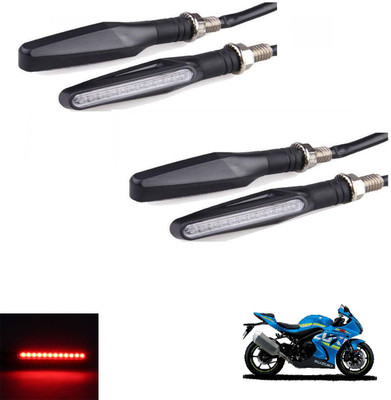 REPLEY Front, Rear LED Indicator Light for Suzuki Universal For Bike(Red)