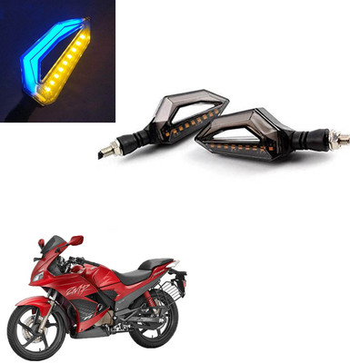 Vagary Front, Rear LED Indicator Light for Hero Karizma ZMR(Blue, Yellow)