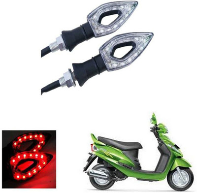 REPLEY Front, Rear LED Indicator Light for TVS Star City(Red)
