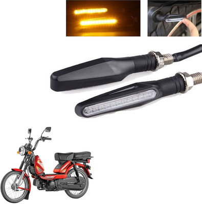 Vagary Front, Rear LED Indicator Light for TVS Heavy Duty Super XL(Yellow)