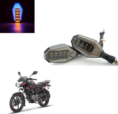 Vagary Front, Rear LED Indicator Light for Bajaj Pulsar 135 LS(Blue, Yellow)