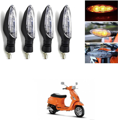 LOVMOTO Front, Rear LED Indicator Light for Piaggio Vespa LX(Multicolor)