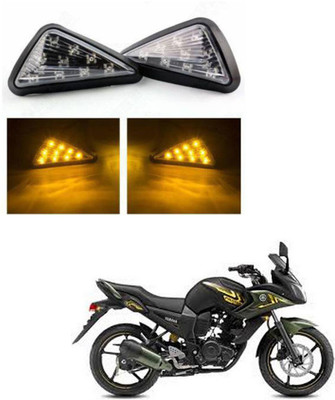 REPLEY Front, Rear LED Indicator Light for TVS Fazer(Yellow)