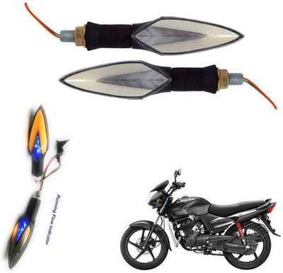 REPLEY Front, Rear LED Indicator Light for Hero Achiever(Yellow, Blue)