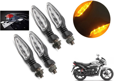 Generox Front, Rear, Side LED Indicator Light for Hero Passion X Pro(Yellow)