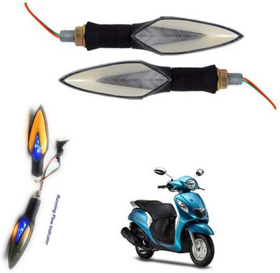 REPLEY Front, Rear LED Indicator Light for Yamaha Fascino(Yellow, Blue)