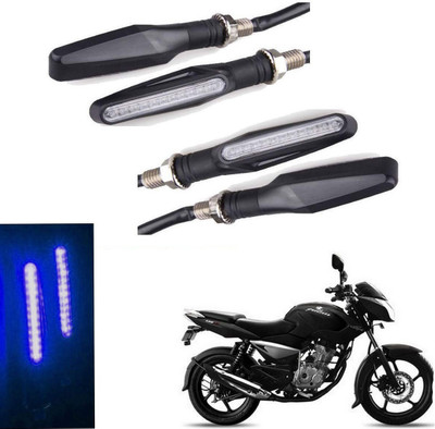 REPLEY Front, Rear LED Indicator Light for Bajaj Pulsar 135 LS(Blue)