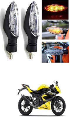 LOVMOTO Front, Rear LED Indicator Light for Kawasaki Ninja(Multicolor)