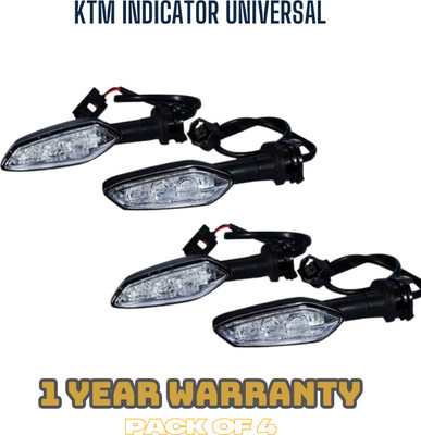 TRYFLY Rear, Side LED Indicator Light for Universal For Bike Universal For Bike(Amber)