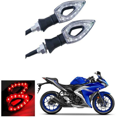 REPLEY Front, Rear LED Indicator Light for Honda CB Shine(Red)