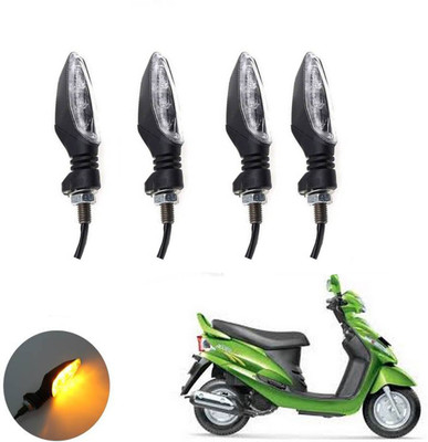 REPLEY Front, Rear LED Indicator Light for Mahindra Rodeo RZ(Yellow)