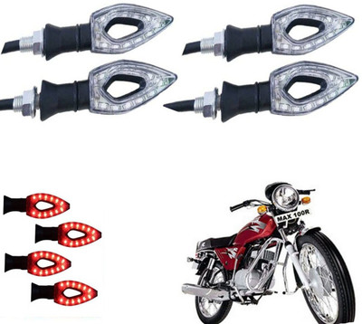 REPLEY Front, Rear LED Indicator Light for Hero Karizma ZMR(Red)