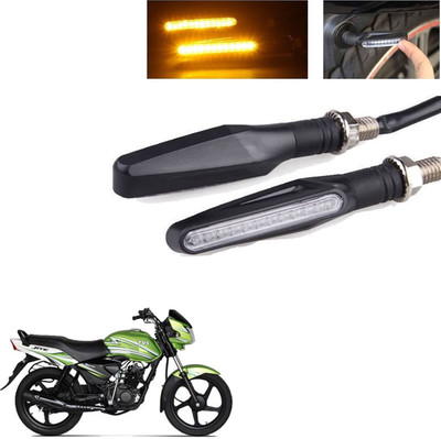 Vagary Front, Rear LED Indicator Light for TVS Jive(Yellow)
