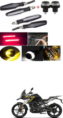 E-Shoppe Front, Rear, Side LED Indicator Light for BMW Universal For Bike(Yellow, Blue)