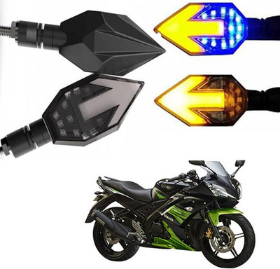 BRPEARl Side LED Indicator Light for Yamaha R15(Blue, Amber)