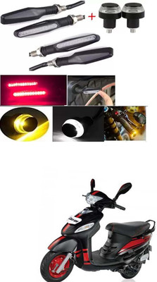 E-Shoppe Front, Rear, Side LED Indicator Light for Mahindra Universal For Bike(Yellow, Blue)