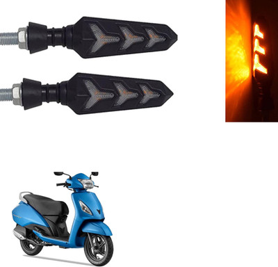 Vagary Front, Rear LED Indicator Light for TVS Jupiter(Yellow)