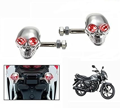 ACCESSOREEZ Front, Rear LED Indicator Light for Universal For Bike Universal For Bike(Red)
