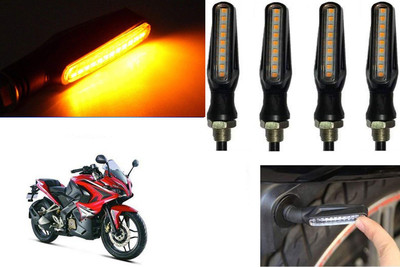 Smarter Ride Front, Rear, Side LED Indicator Light for Bajaj Pulsar 200 NS DTS-i(Amber)