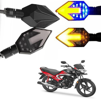 BXtremeZ Side LED Indicator Light for Honda Dream Yuga(Blue, Amber)